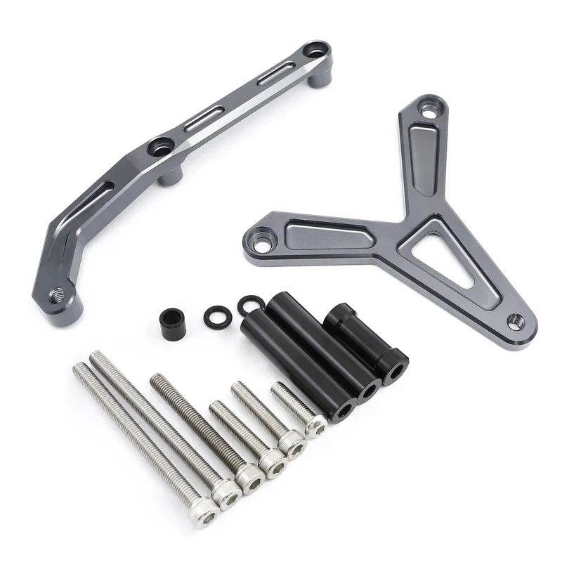 For YAMAHA Tracer 900 GT 2021 2022 2023 CNC Aluminum Carbon Motorcycle Steering Damper Stabilizer Bracket Mounting Support Kit