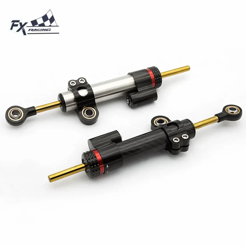 Carbon Shock Absorber Steering Directional Damper Stabilizer Motorcycle For Honda Suzuki GSXR 600 750 CB400 YZF R1 R6 MT-07 MT09