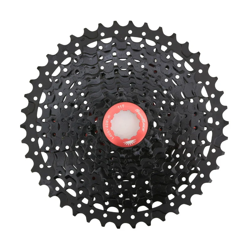 Cassette 11V. Sunrace Mx8 11-42 VTT Pour Shimano Noir (Livre En Boite) (11-13-15-17-19-21-24-28-32-36-42)
