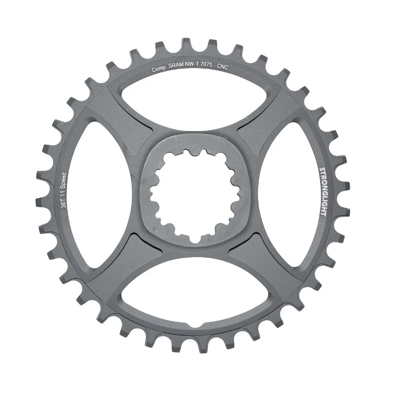 Plateau VTT Direct Mount Pour Sram Xx1-X01-X1-X0-X9 Stronglight Ht3 Mono 36 dents Noir Alu 11V. Narrow Wide (Deport 6 mm)