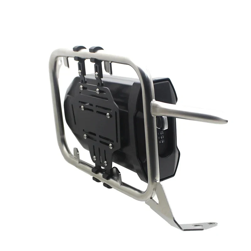 For CFMOTO 800MT MT800 650MT Motorcycle Concealed 3.8 Liters Storage Box Expedition Vehicle Universal Toolbox 800 650 MT