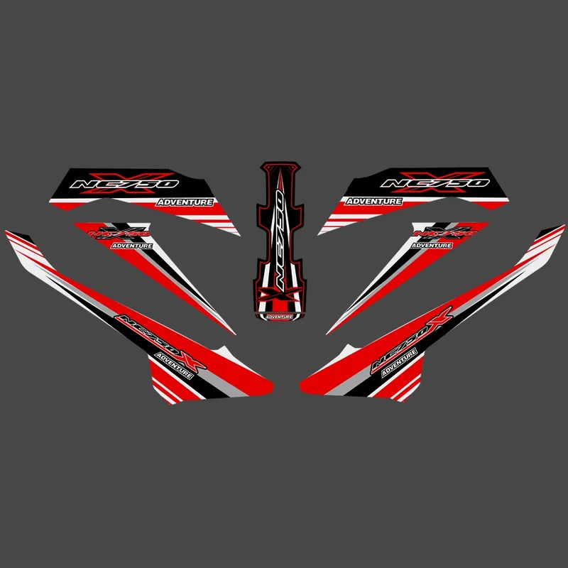 Stickers Kit Decals Cases For Honda NC750X NC 750X 750 X Fairing Cover Fender Protection Motorcycle Tank Pad Protector Tankpad