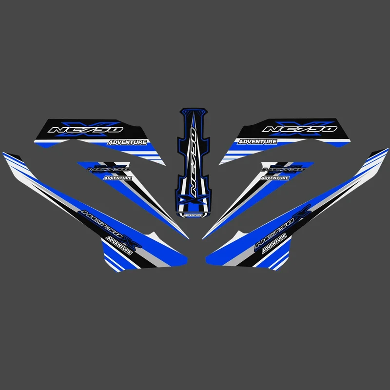 Stickers Kit Decals Cases For Honda NC750X NC 750X 750 X Fairing Cover Fender Protection Motorcycle Tank Pad Protector Tankpad