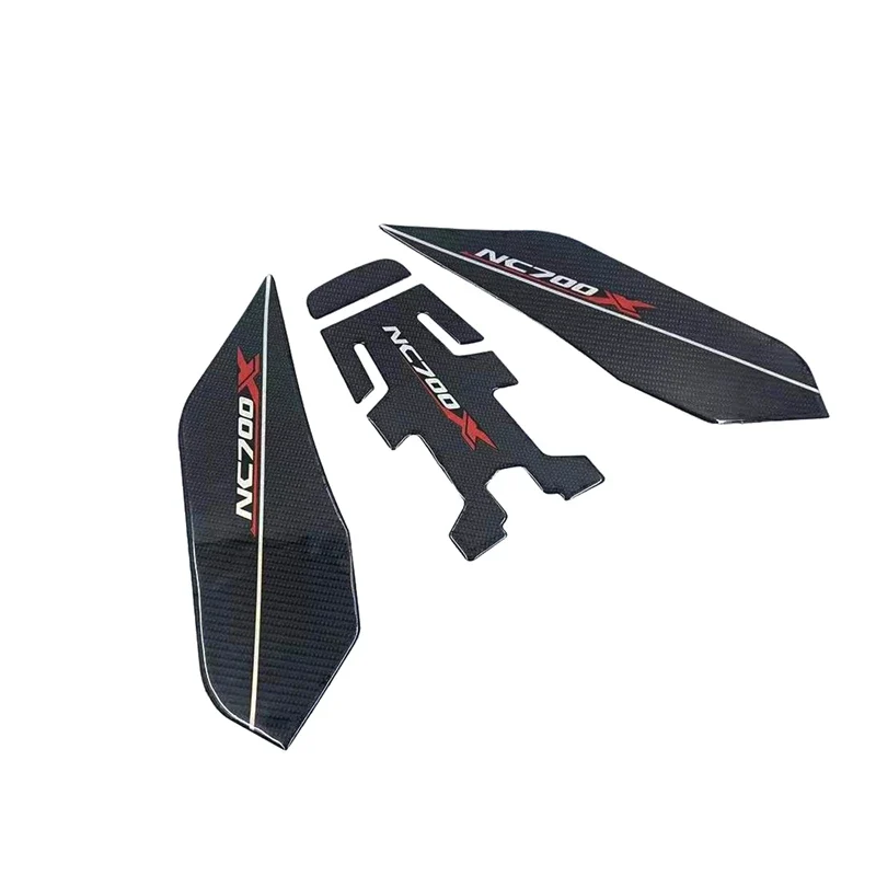Motorcycle Accessories Carbon Fiber Oil Fuel Gas Tank Pad Tankpad Decal Protector Sticker For HONDA NC750X NC 750X NC700 NC700X