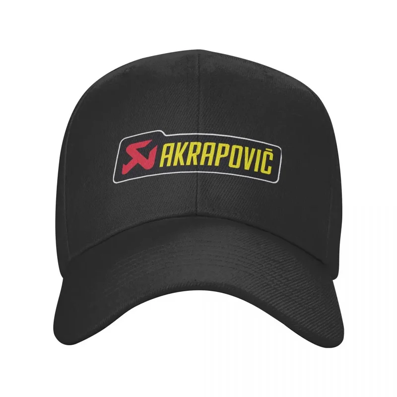 Punk Unisex Akrapovics Motorcycle Racing Baseball Cap Adult Motorrad Biker Adjustable Dad Hat for Men Women Snapback Caps
