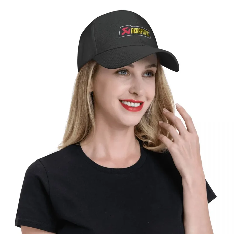 Punk Unisex Akrapovics Motorcycle Racing Baseball Cap Adult Motorrad Biker Adjustable Dad Hat for Men Women Snapback Caps