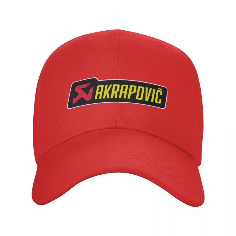 Punk Unisex Akrapovics Motorcycle Racing Baseball Cap Adult Motorrad Biker Adjustable Dad Hat for Men Women Snapback Caps