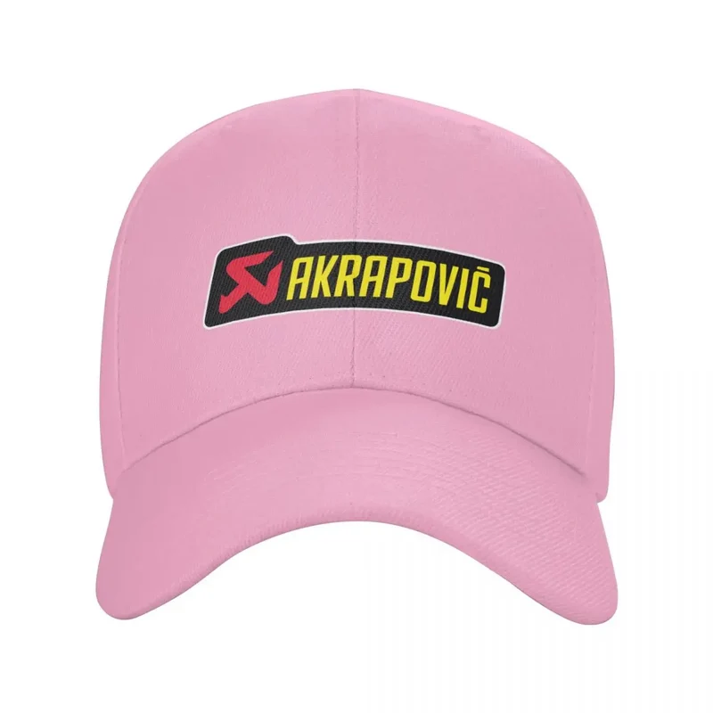 Punk Unisex Akrapovics Motorcycle Racing Baseball Cap Adult Motorrad Biker Adjustable Dad Hat for Men Women Snapback Caps