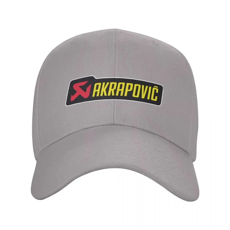 Punk Unisex Akrapovics Motorcycle Racing Baseball Cap Adult Motorrad Biker Adjustable Dad Hat for Men Women Snapback Caps