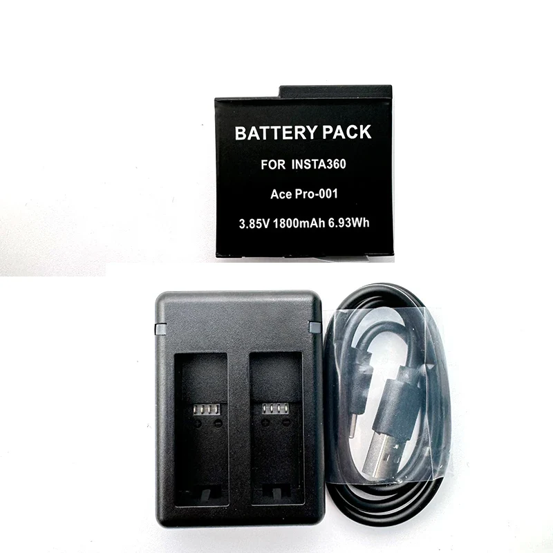 New Version Battery For Insta360 Ace Pro & Ace Optional Fast Charger Box with TF Card Storage For Insta 360 Camera Accessories