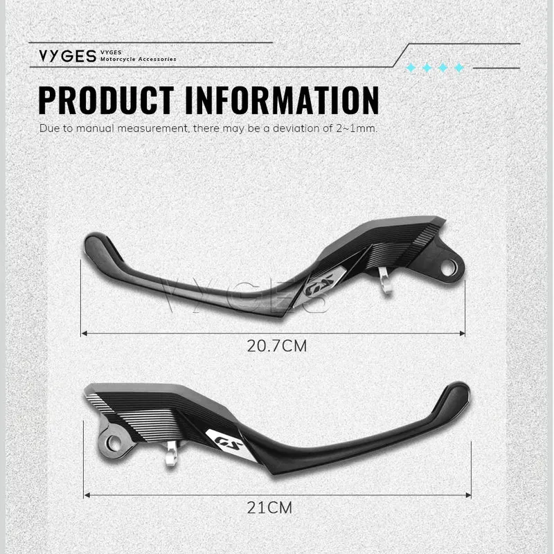 Motorcycle Accessories Adjustable Brake Lever Clutch Lever For BMW R1300GS R 1300 GS 2024- VarioLever Front Control Handles