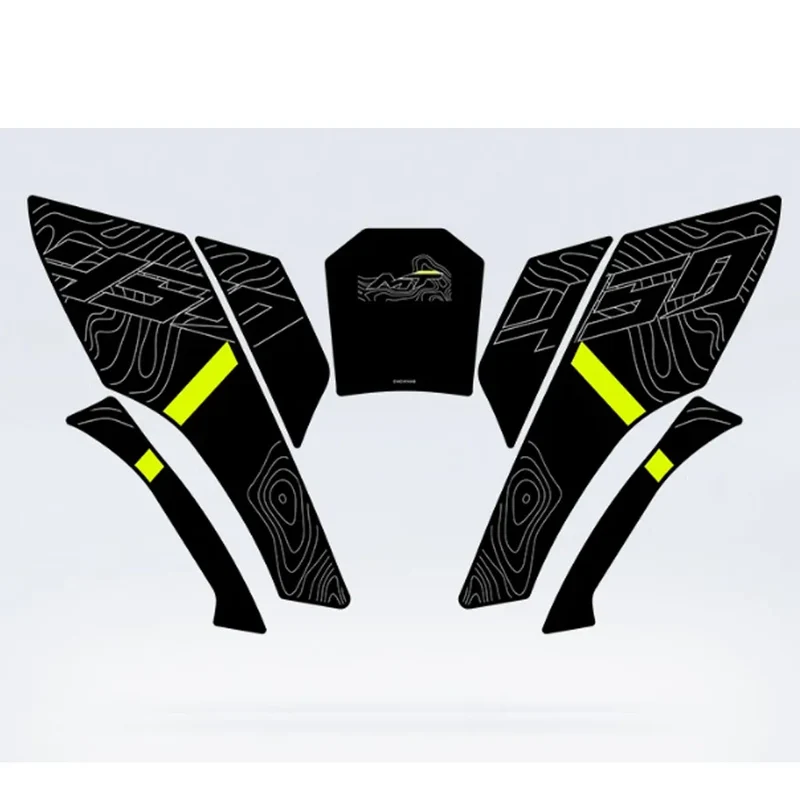 Body Protection FOR CFMOTO 450MT 2024 Anti-skid Fuel Tank Sticker Fish Bone Stickers Anti-wear Sticker Modification Accessories