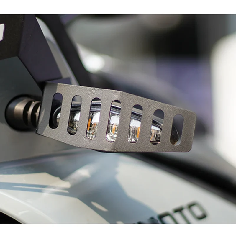 for CFMOTO 450MT Accessories Headlamp Protectors 450 MT Turn Signal Guards MT450 Exhaust Cover MT 450 Front Shock Shield