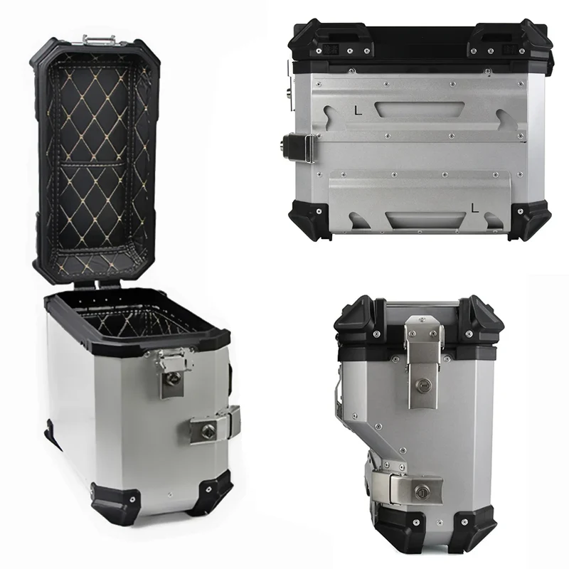 Motorcycle 38L Side Box TRK 502X 702X For Benelli TRK502X TRK702X Luggage Panniers Saddlebag Bracket Rack