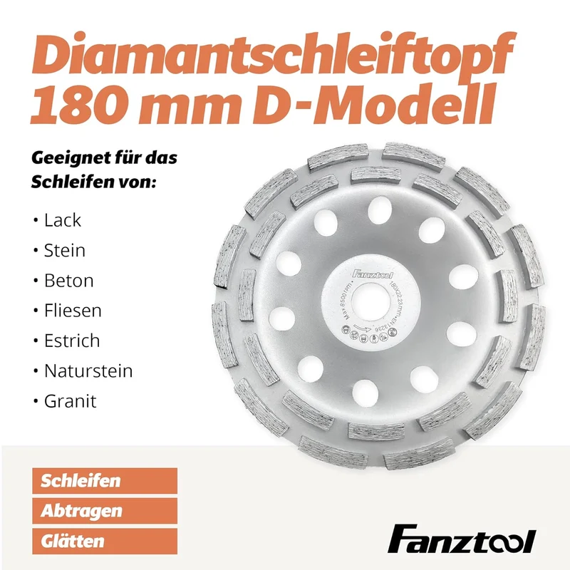 FANZTOOL Diamantschleiftopf