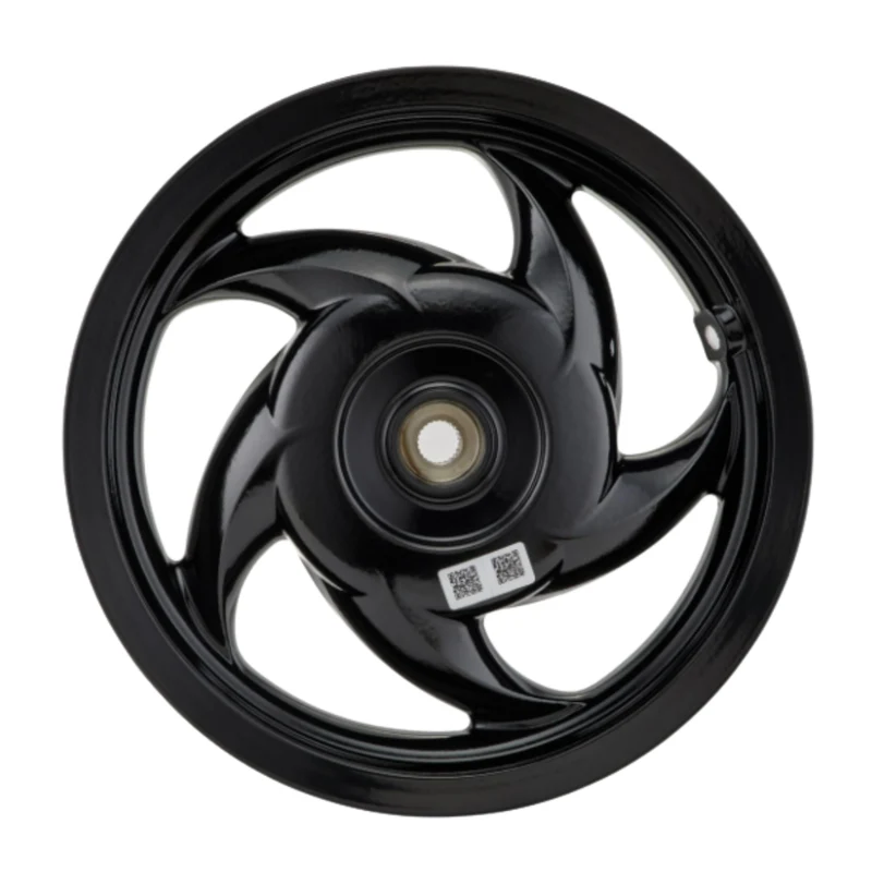 Jante Arrière Typhoon Noire 12 Pouces Originale