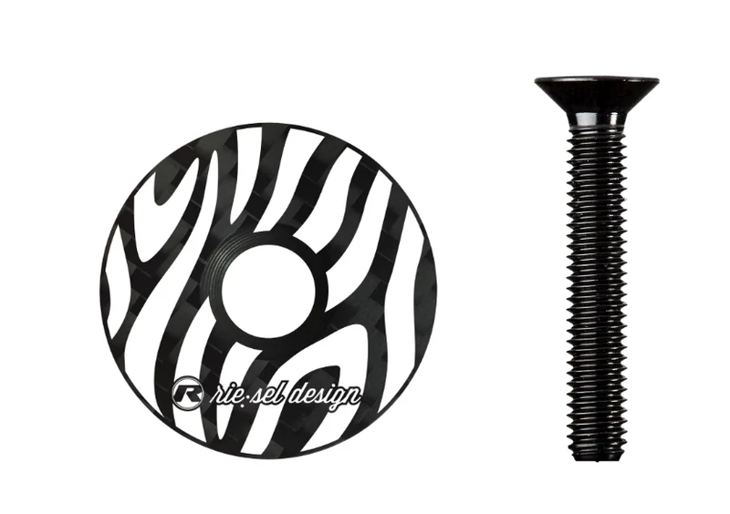 Bouchon de direction Riesel Design STEM:CAP zebra