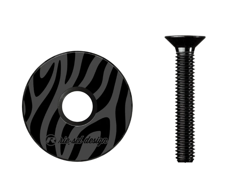 Bouchon de direction Riesel Design STEM:CAP zebra