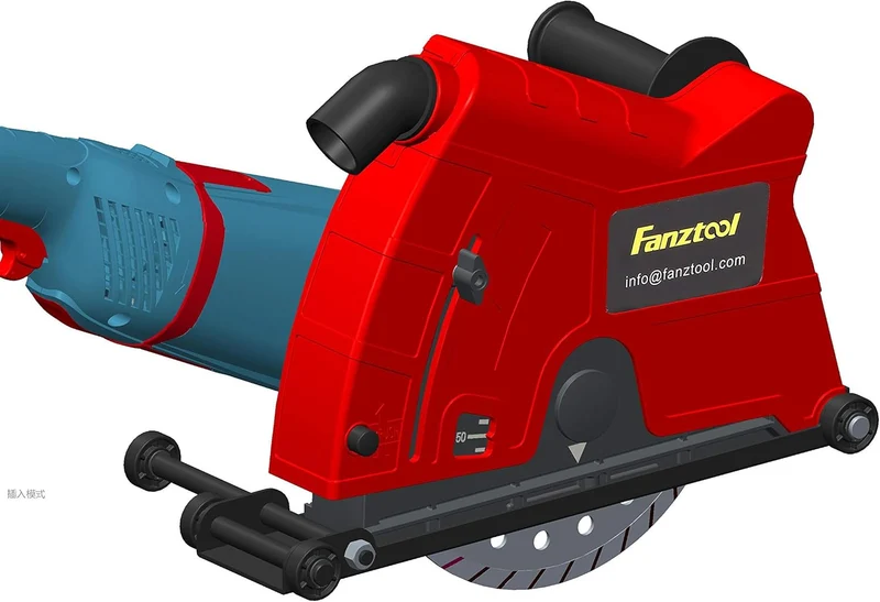 FANZTOOL Universal Absaughaube für Winkelschleifer mit 230mm Trennscheiben