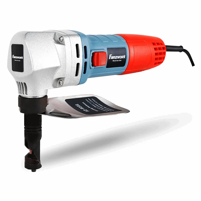 Neuwertig - FANZTOOL Knabber Blechknabber 600W (mit Kopfer und 2 x Stempel) FZ-9101
