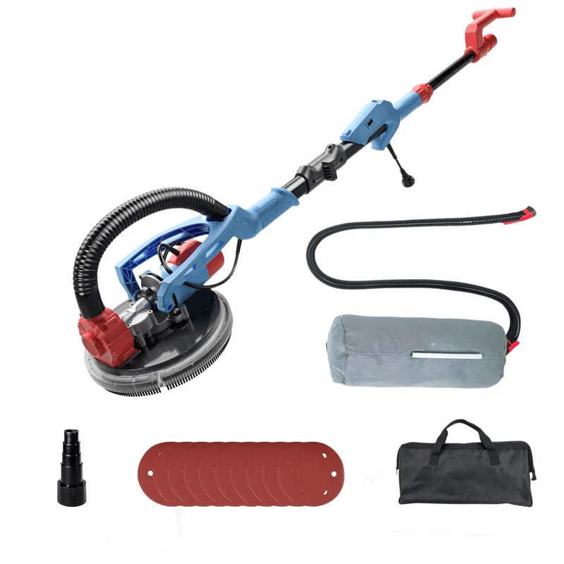 Gebraucht - FANZTOOL 750 Watt Trockenbauschleifer mit intrigiertem Staubsauger Giraffe Deckenschleifer – LED, 4kg