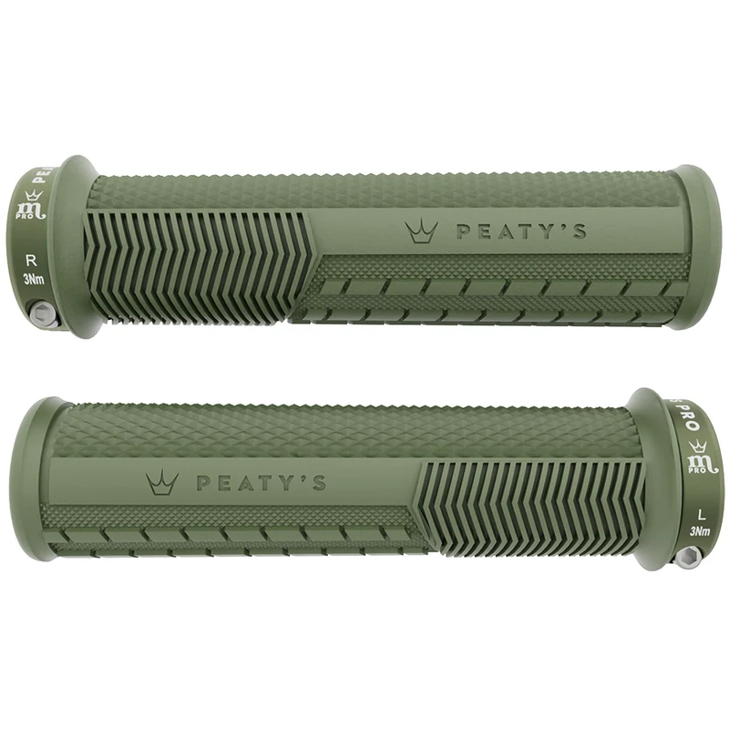 Poignées Peaty's Monarch Pro Knurl fin (30-32mm) Supersoft