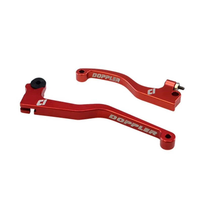Jeu de leviers de frein Doppler CNC Rouge Derbi Senda DRD Pro À partir de 2011