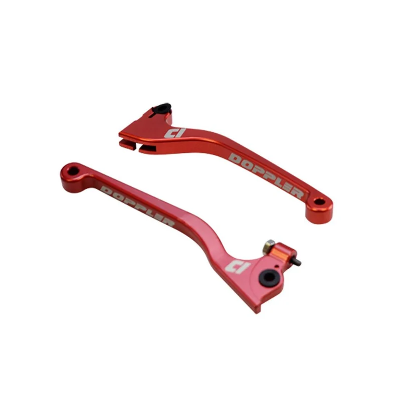 Jeu de leviers de frein Doppler CNC Rouge Derbi Senda SM/R 2003-2009