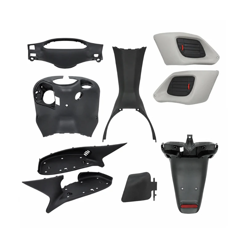 Jeu de caches intérieurs Noir / Gris Gilera Runner 50-180cc 2 Temps