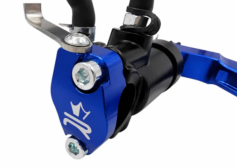 Maître cylindre de frein KRM – Levier repliable bleu 50cc