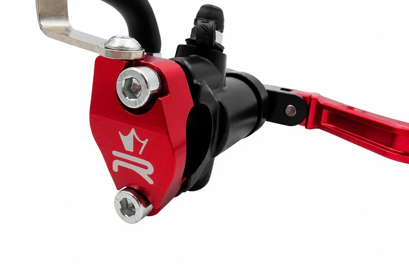 Maître cylindre de frein avant KRM repliable rouge – 50cc