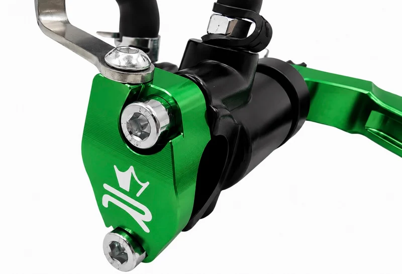 Maître-cylindre de frein avant KRM 50cc – Levier repliable vert