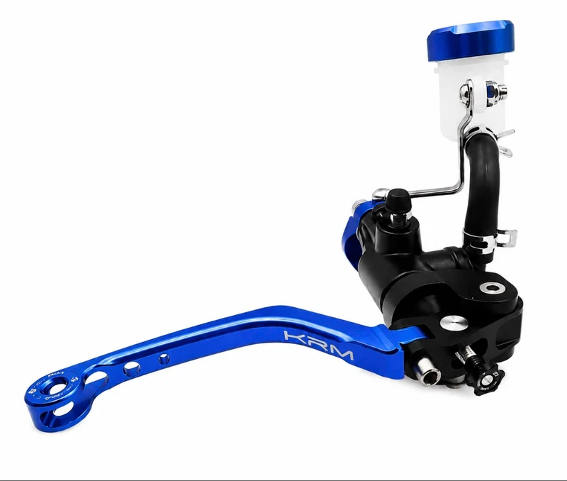 Maître cylindre de frein KRM – Levier repliable bleu 50cc