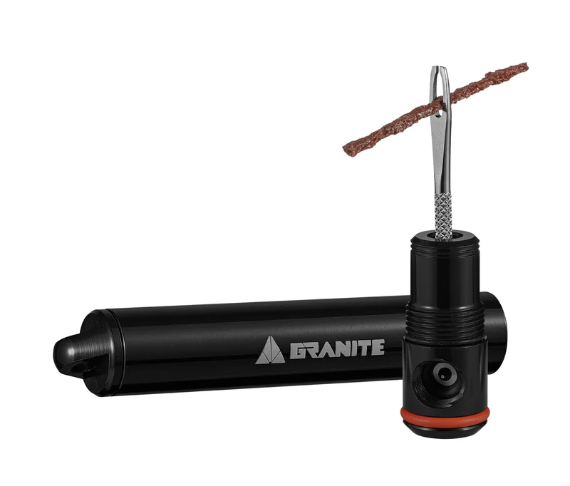 Granite Suture Aero, outil réparation Tubeless insert mèches + Percuteur CO2