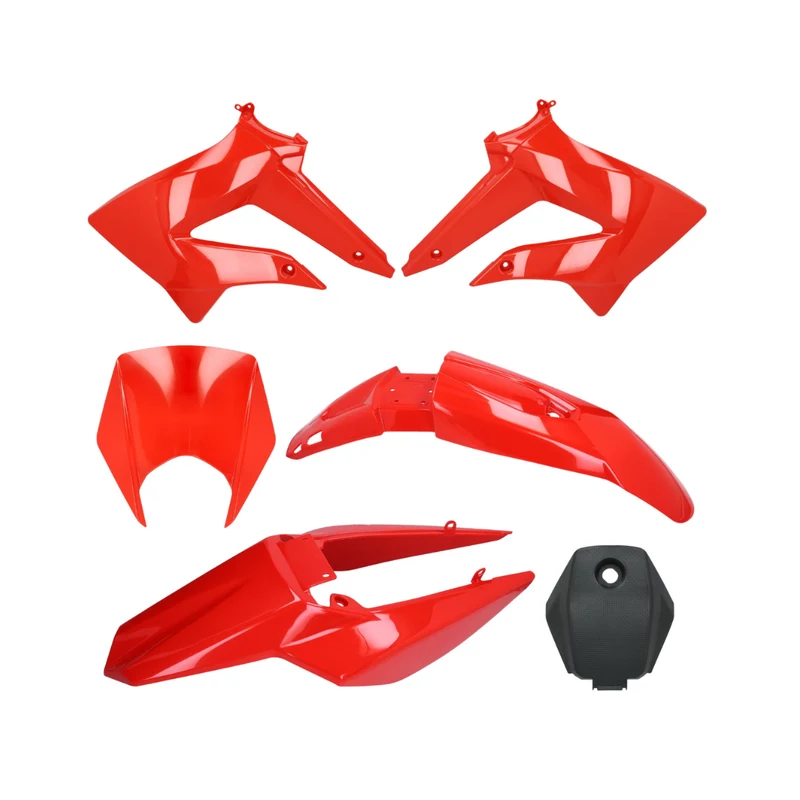 Kit carrosserie Rouge 6 pièces Derbi Senda DRD / X-Treme