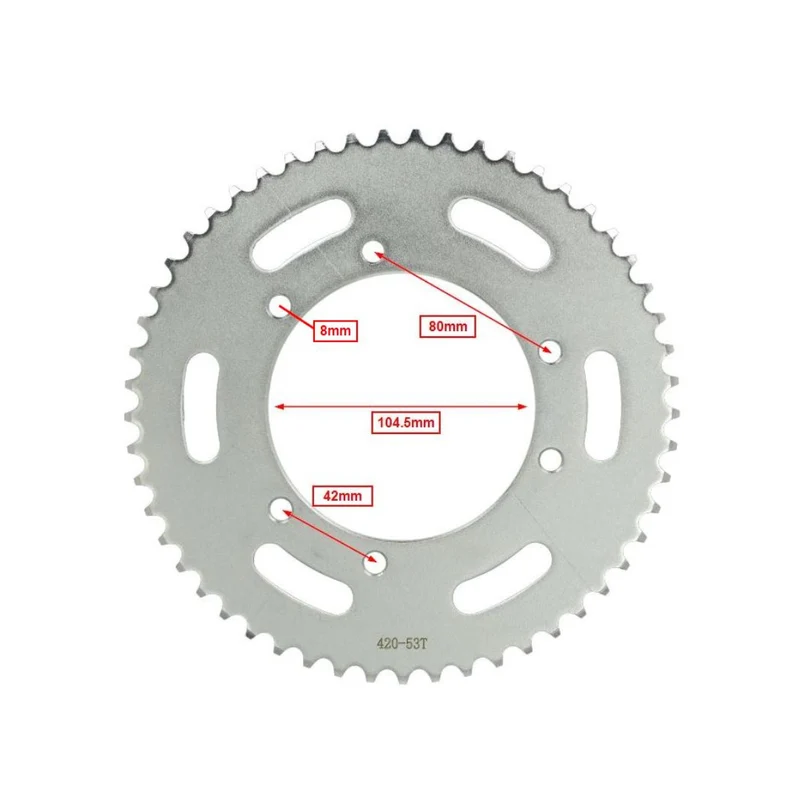 Couronne 420-1/4 53T Derbi Senda