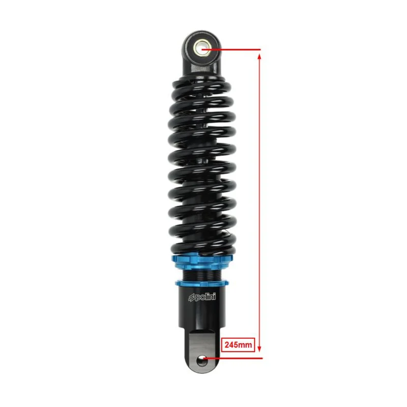 Amortisseur arrière Polini 245MM Noir MBK Booster