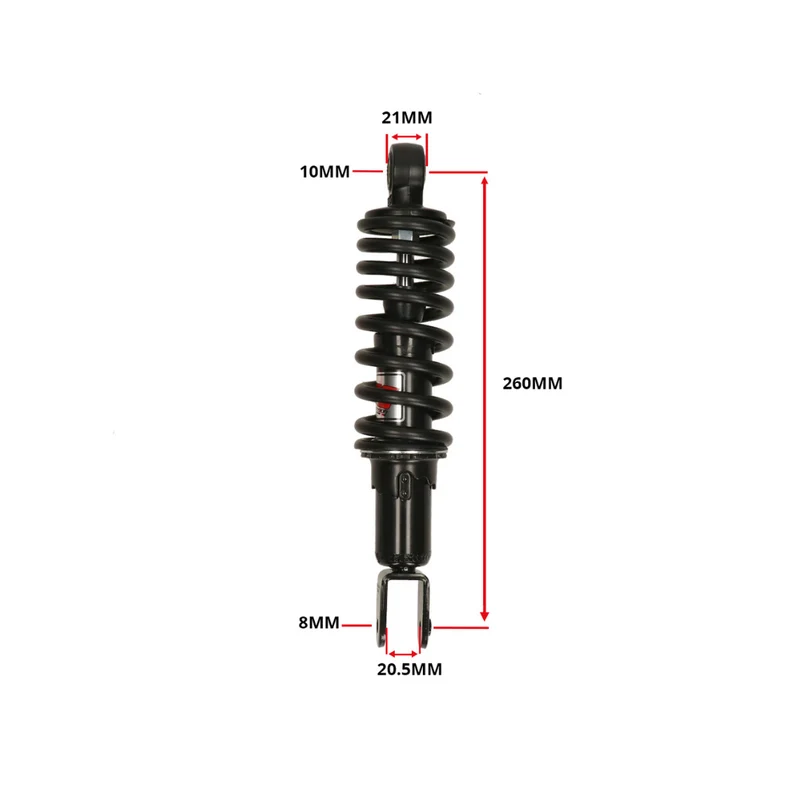 Amortisseur arrière YSS Pro X Series 260MM Noir MBK Booster