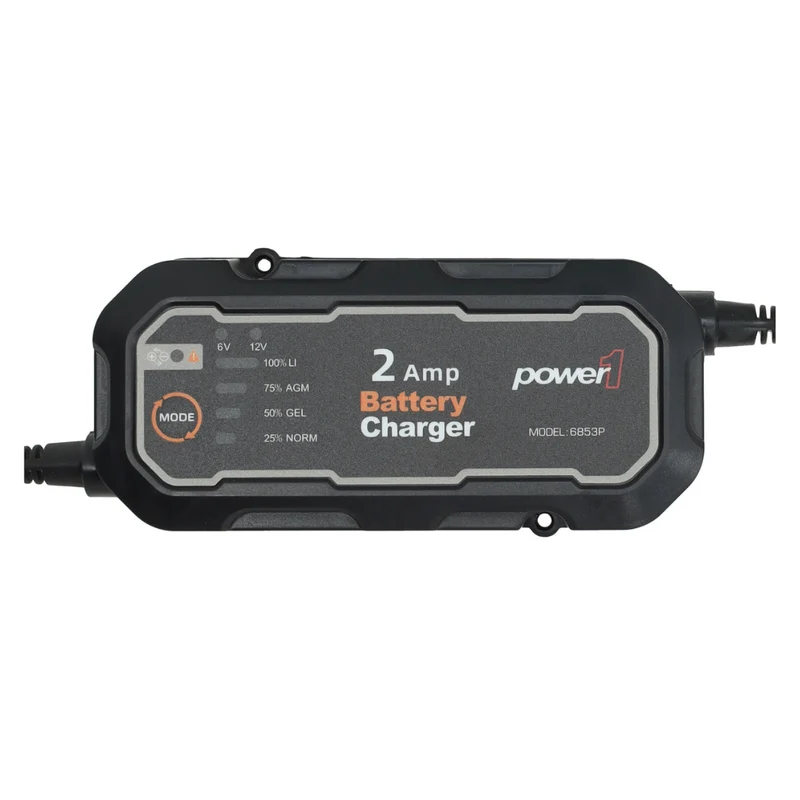 Chargeur de batterie Power1 6V & 12V 2AMP