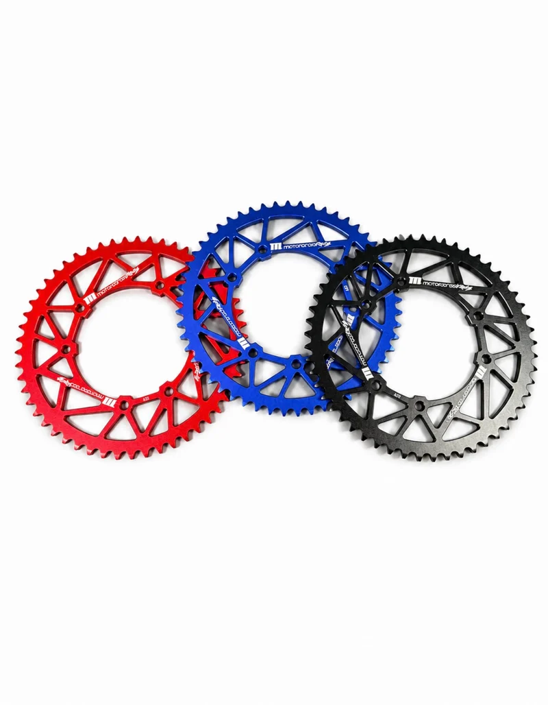 Couronne 53 dents aluminium Motoforce – Rieju MRT, HM, Yamaha DT, Peugeot XP6, Derbi Senda