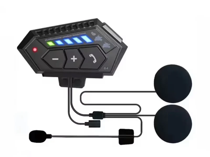 Kit Intercom Sans Fil Mains Libres – Casque Cross, Jet, Intégral