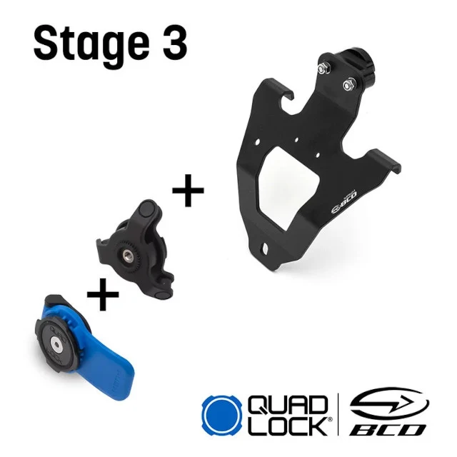Soporte móvil Yamaha Tenere 700 19-25 Quadlock Stage 3 BCD