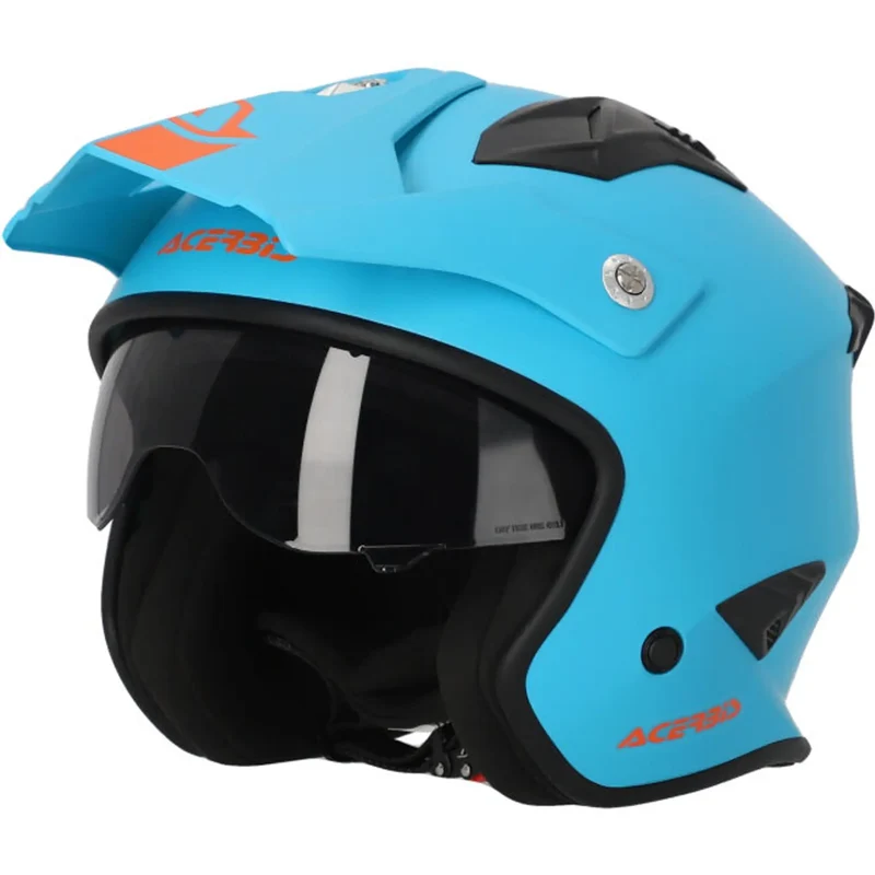 Casco Acerbis Jet Aria 22.06 - Azul 2 Mate