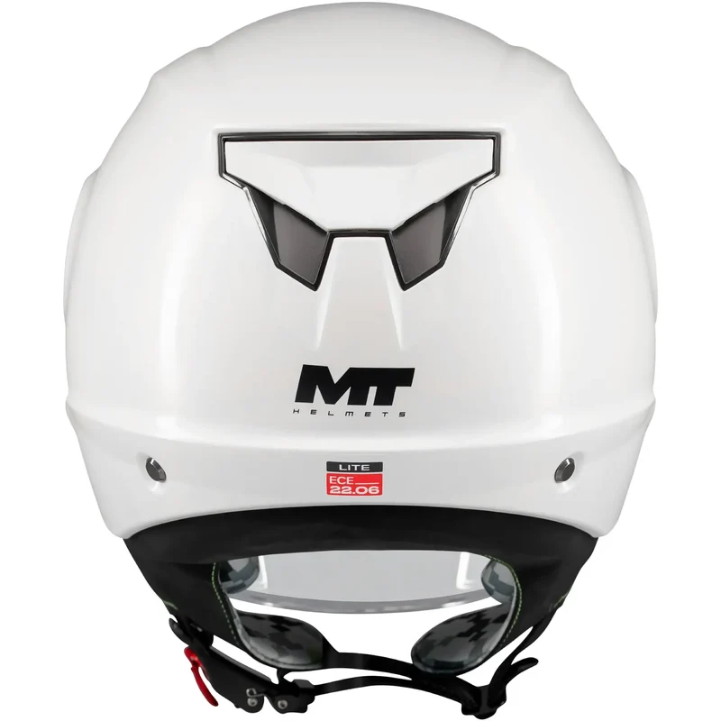 Casco MT Lite Pure A0 - Blanco Brillo