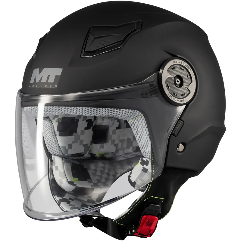 Casco MT Lite Pure A1 - Negro Mate
