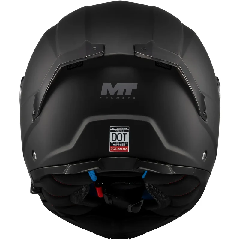 Casco MT Atom 2 SV Pure A1 - Negro Mate