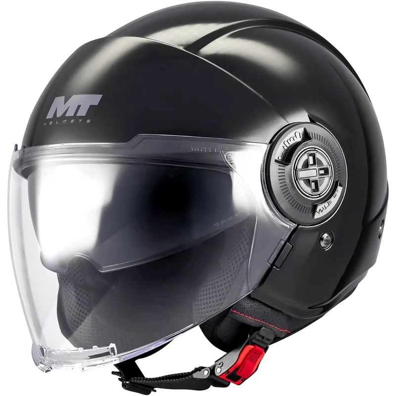 Casco MT Viale SV S Pure A1 - Negro Brillo