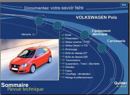 manuel dé réparation Volkswagen Polo 4 2005