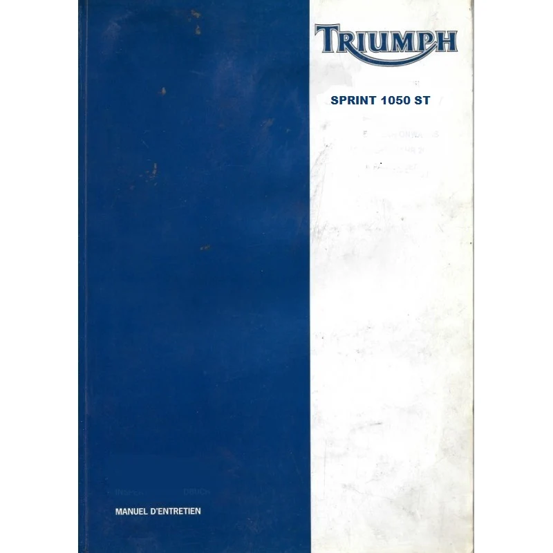 manuel d'atelier Triumph Sprint 1050 ST FR