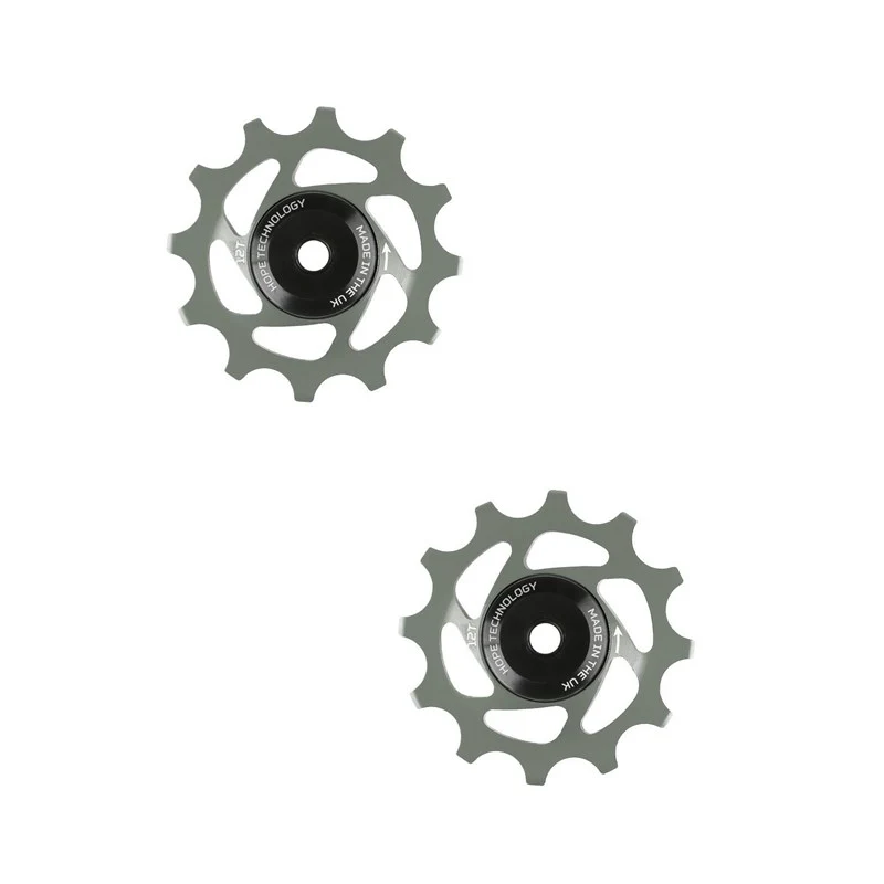 Hope 12 TOOTH JOCKEY WHEELS PAIR Smoke